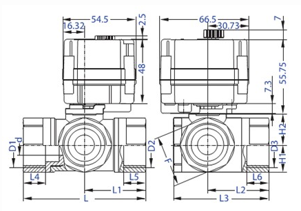 電動(dòng)三通換向閥 電動(dòng)三通換向閥